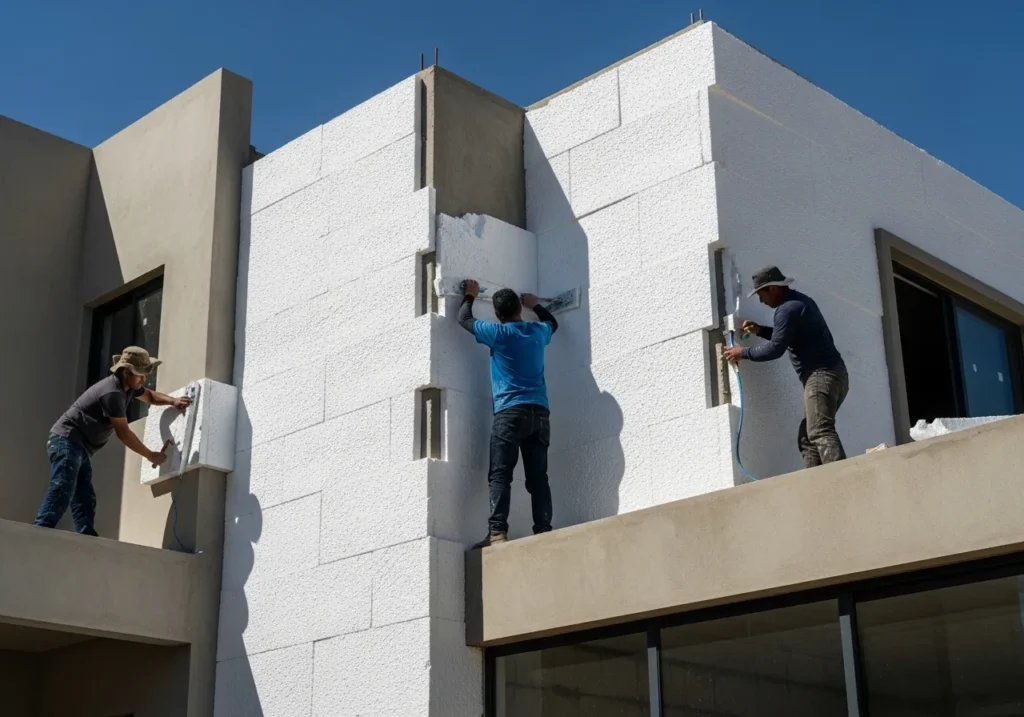Instalación de aislamiento térmico